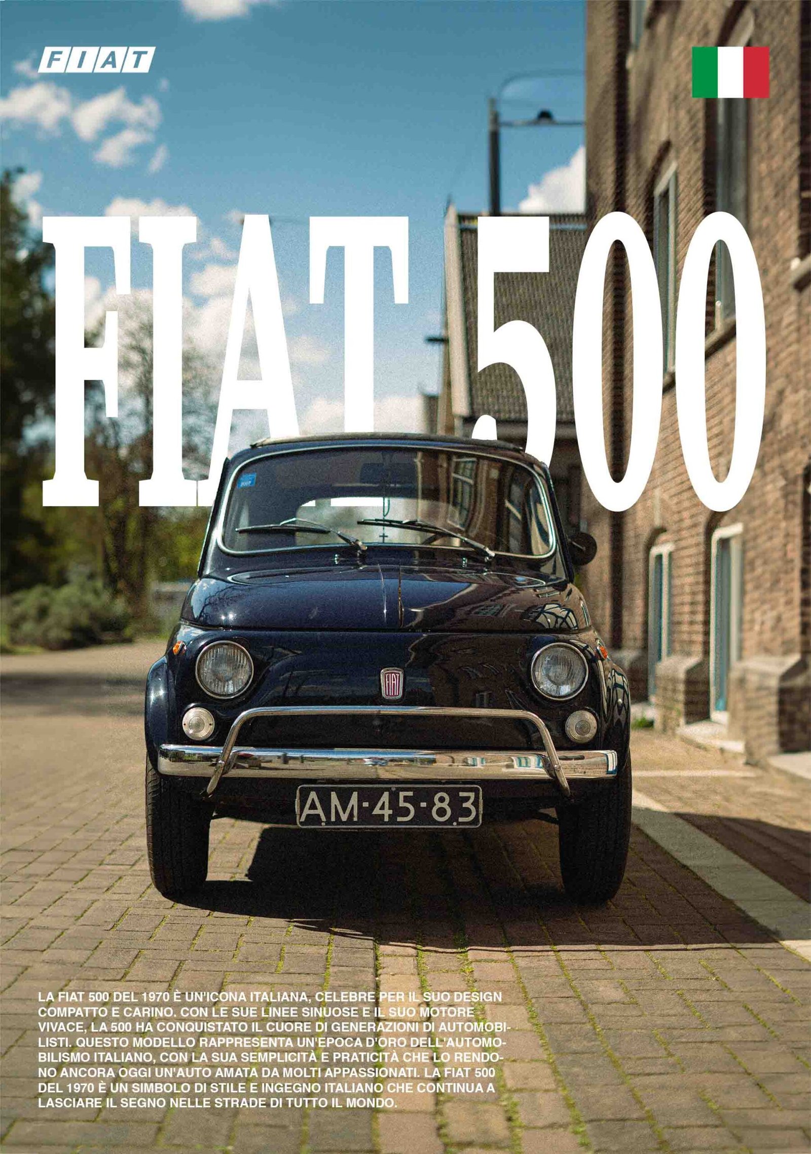 Fiat 500 Poster